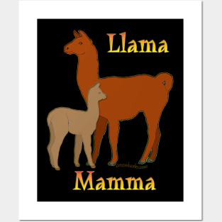 Llama Mamma Posters and Art